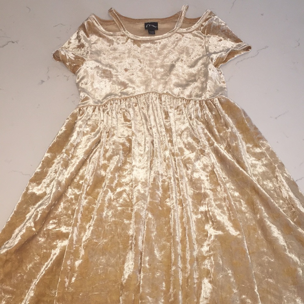 Gold dress